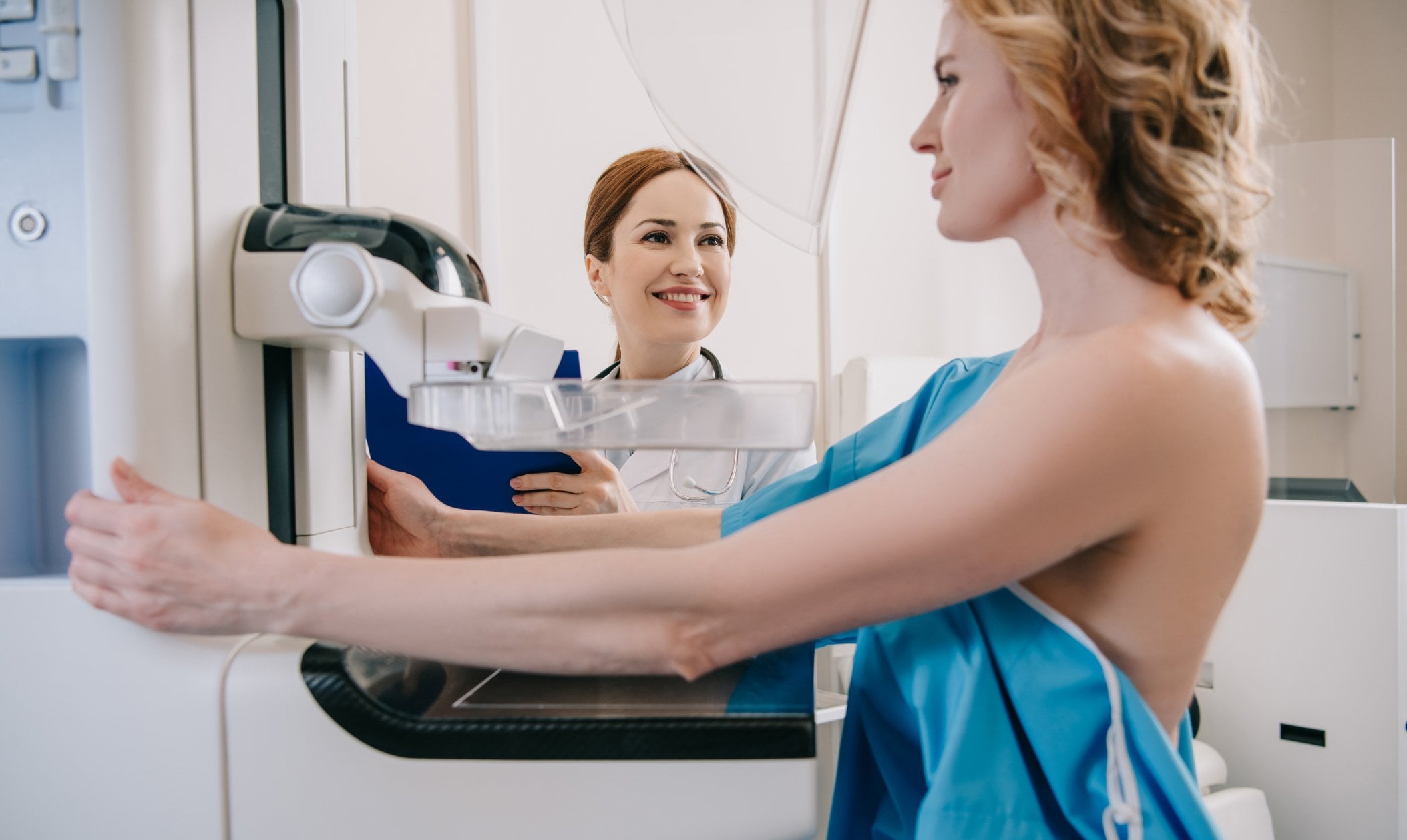 Mammogram patient